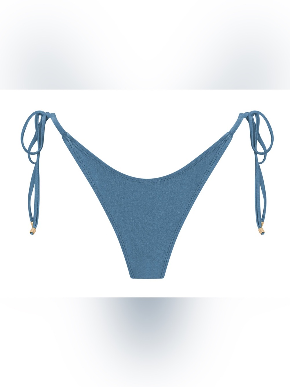 WHITE SANDS SWIM Tally String Bikini Bottoms - Cendre